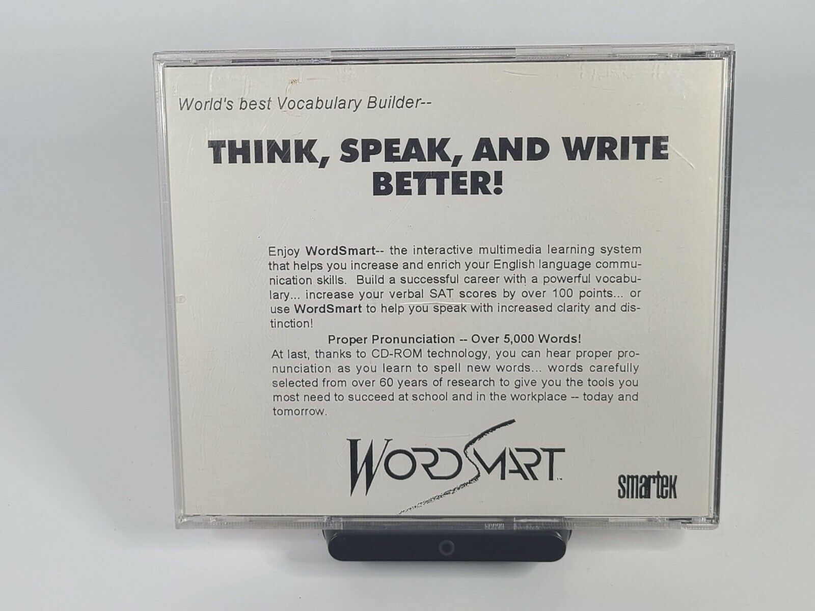 Think Speak And Write Better Volume C by WordSmart PC CD-ROM for Windows Age 10+