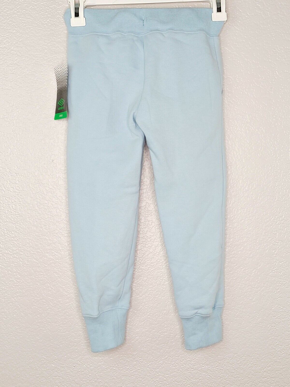 Umbro Girl’s Baby Blue Athletic Jogger Sweatpants with Pockets Size XS (4-5)