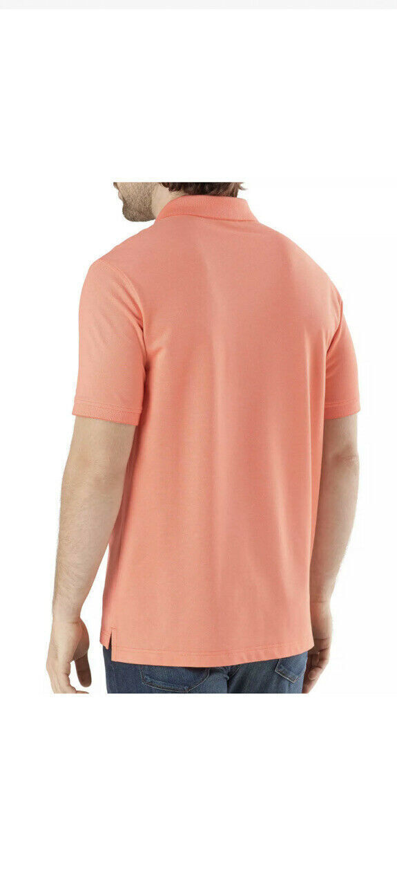 Member's Mark Men's Salmon Classic Fit Stretch Cotton Pique Polo Size Small