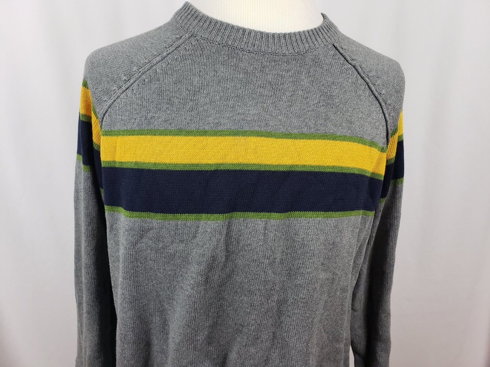 Arizona Jeans Co. Men's Long Sleeve Gray Heather Sweater Size Medium