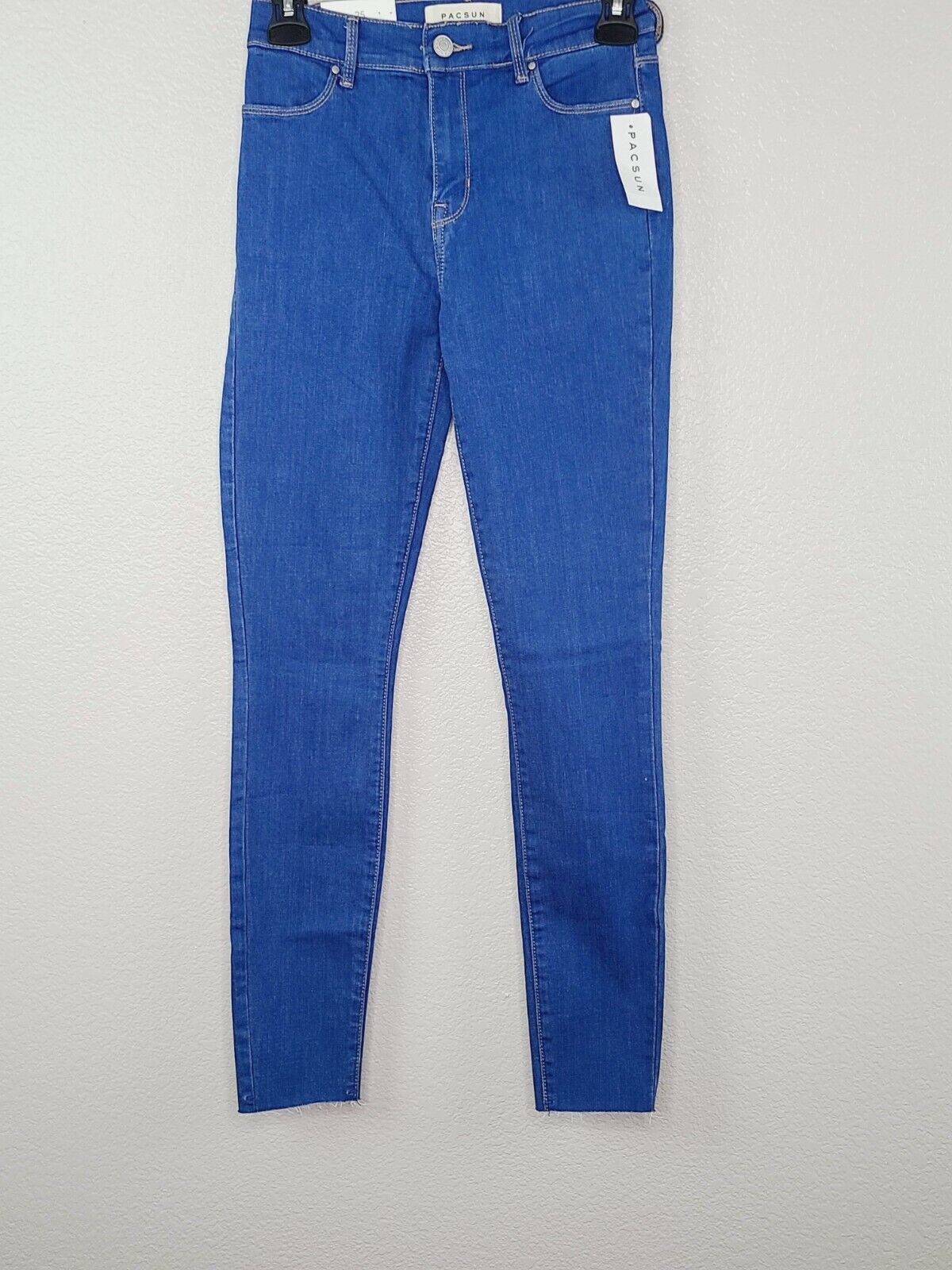 PacSun L.A. Women's Bubble Blue High-Rise Ankle Jeggings Size 25 Long