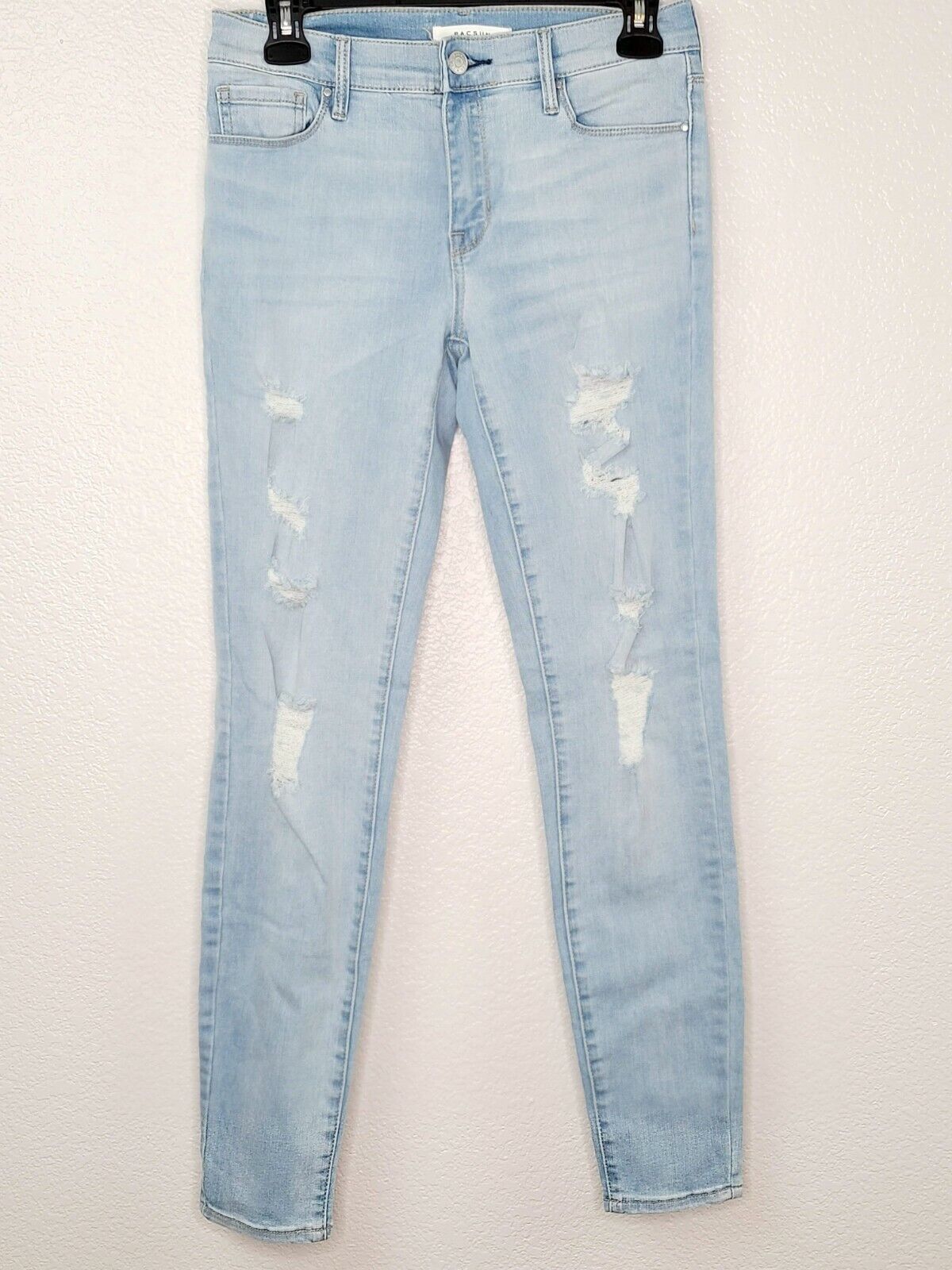 PacSun L.A. Women's Light Blue Perfect Fit Distressed Jegging Size 26