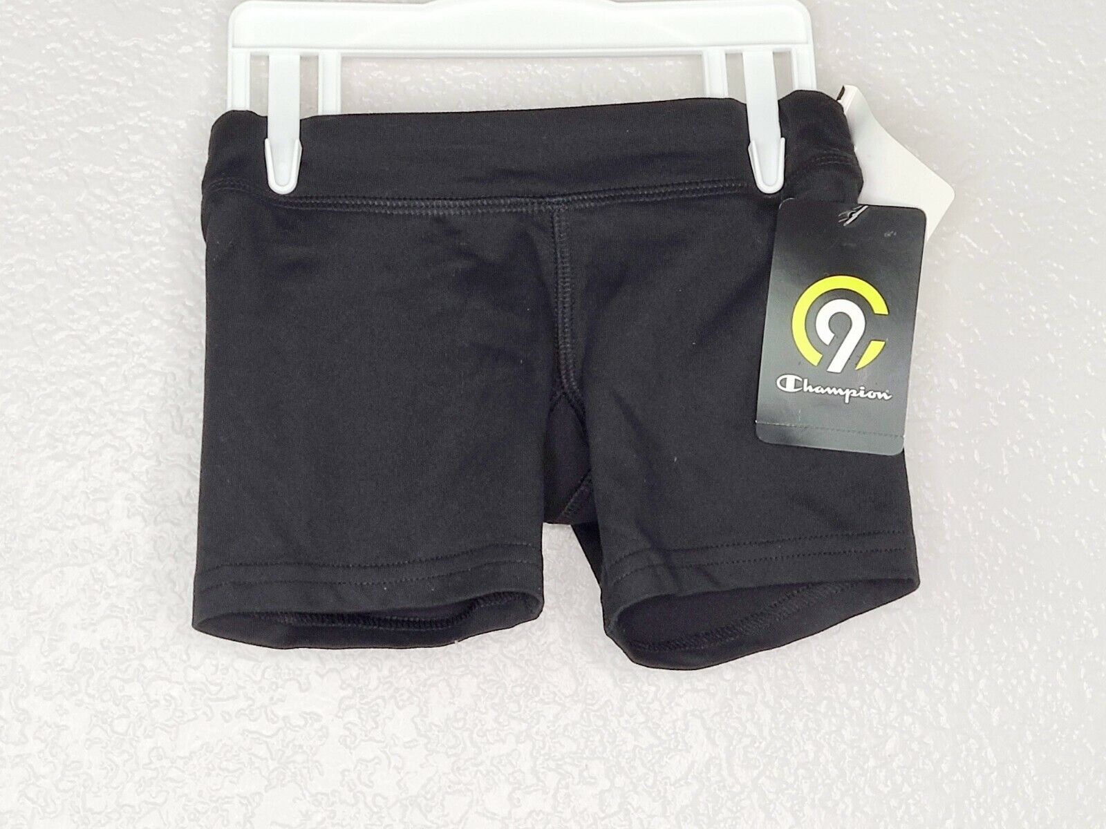 Champion C9 Duo Dry Girl’s Black Short Stretch Athletic Shorts Size XS (4-5)