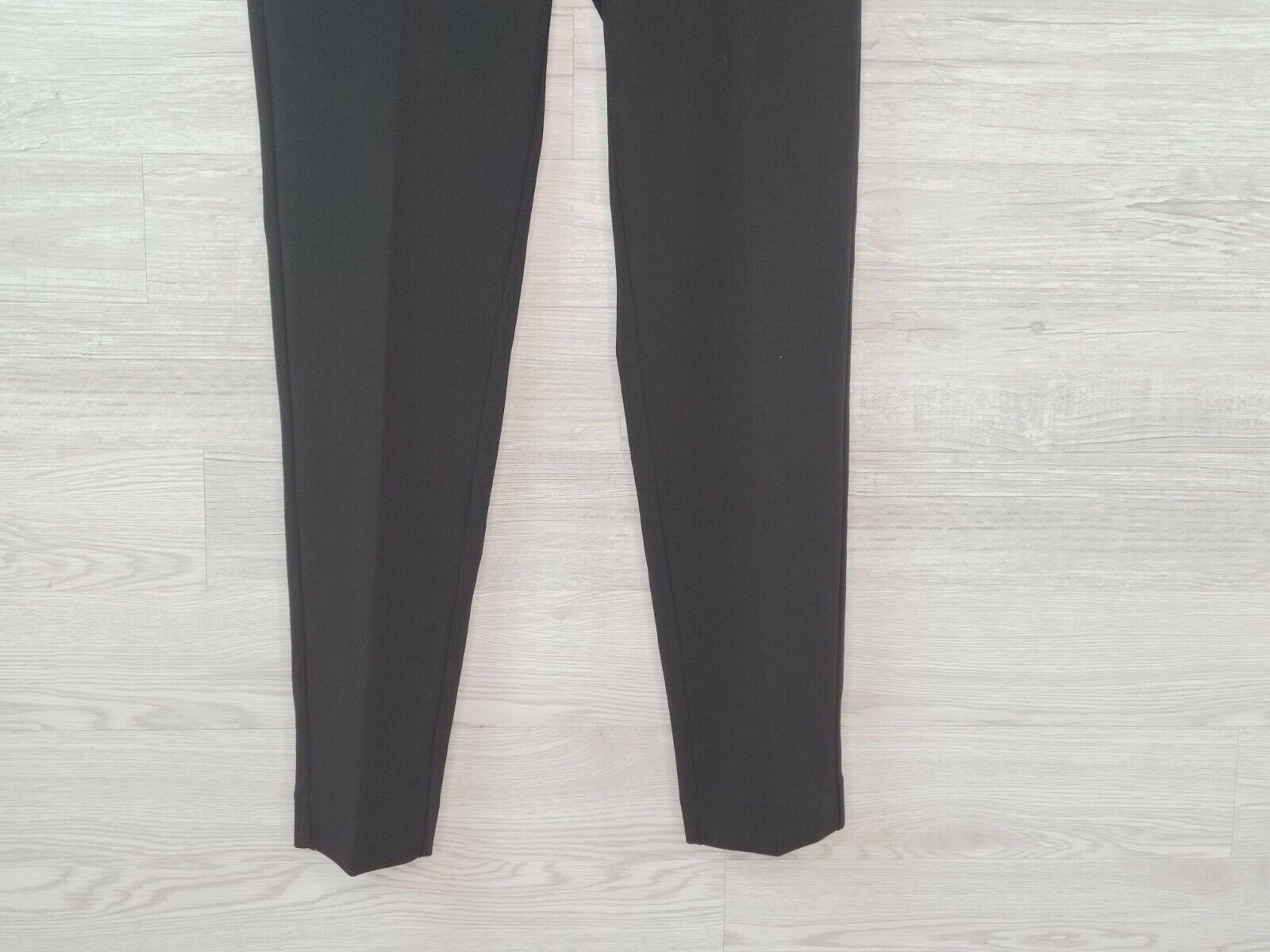 DKNY Women's Black Polyester Mid-Rise Business Suit Pants Size 4