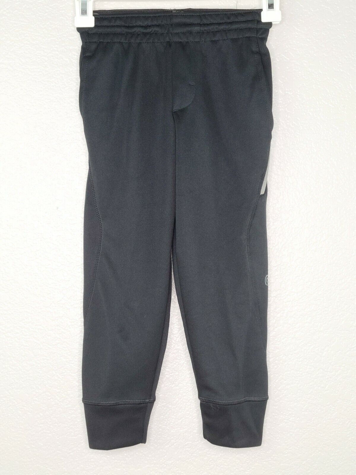 Champion C9 Duo Dry Boys' Black Durable Fabric Athletic Pants Size XS (4-5)