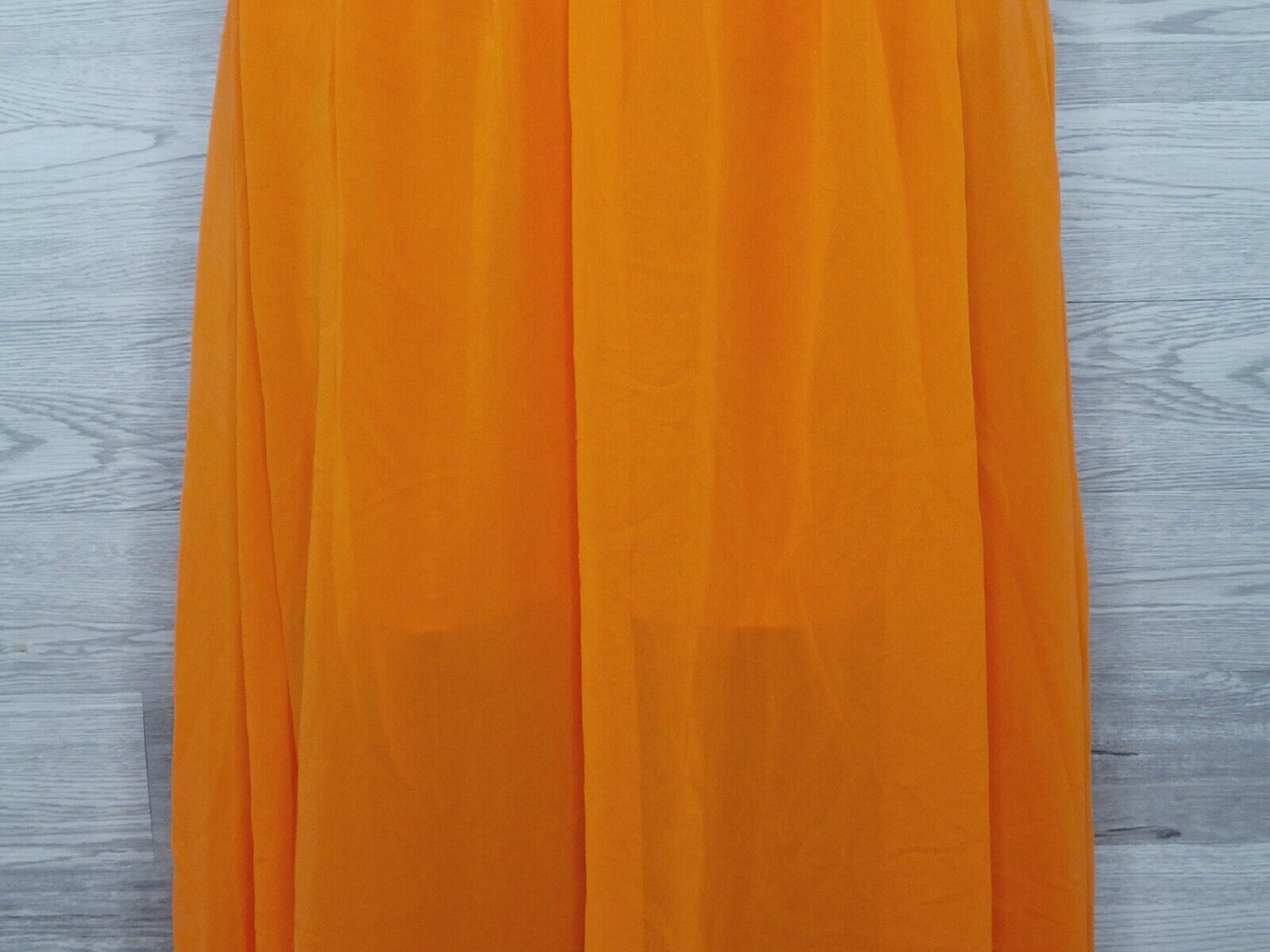 French Connection Women's Orange Panthea Jersey Twist Maxi Dress Size 2