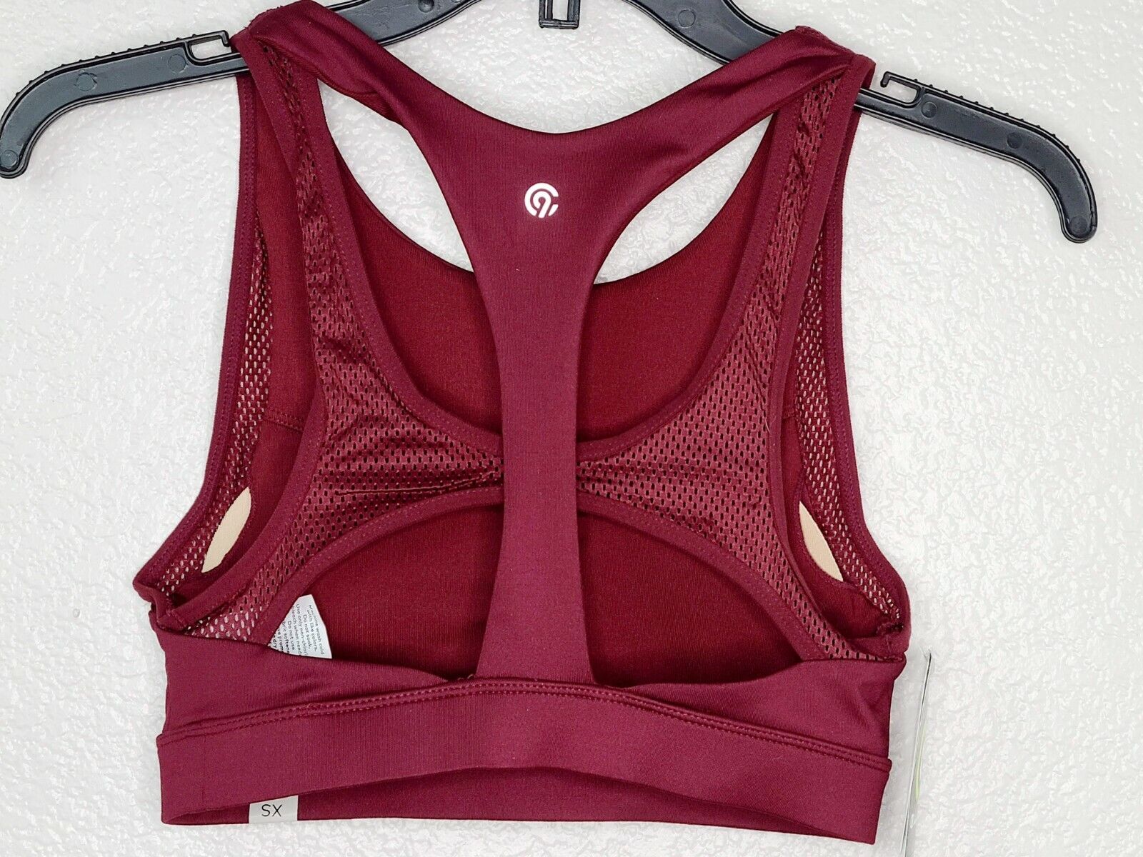 Champion C9 Duo Dry Women's Mulled Berry Stretch Sports Bra Size XS