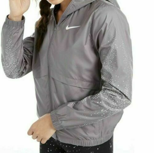 Nike Essential Women's Gray Wind & Water Repellent Track Jacket Size Small