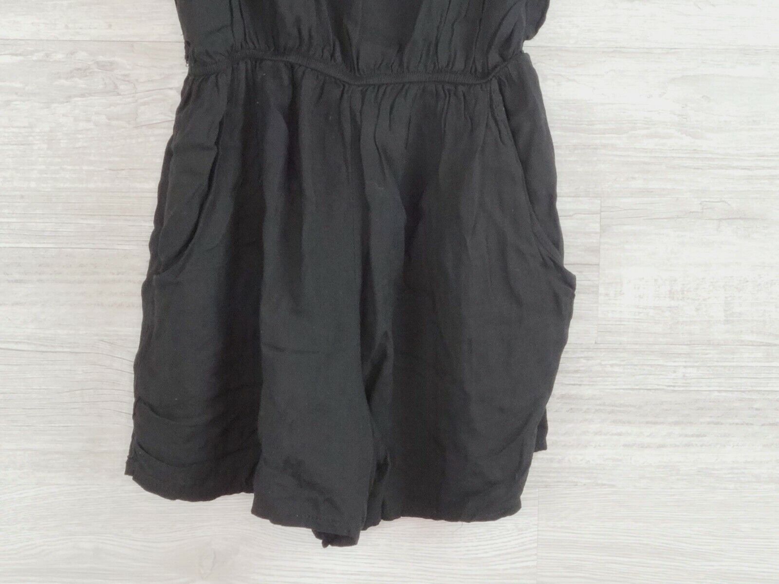 PacSun Women's Black Thin Adjustable Strap Dress Romper One Size