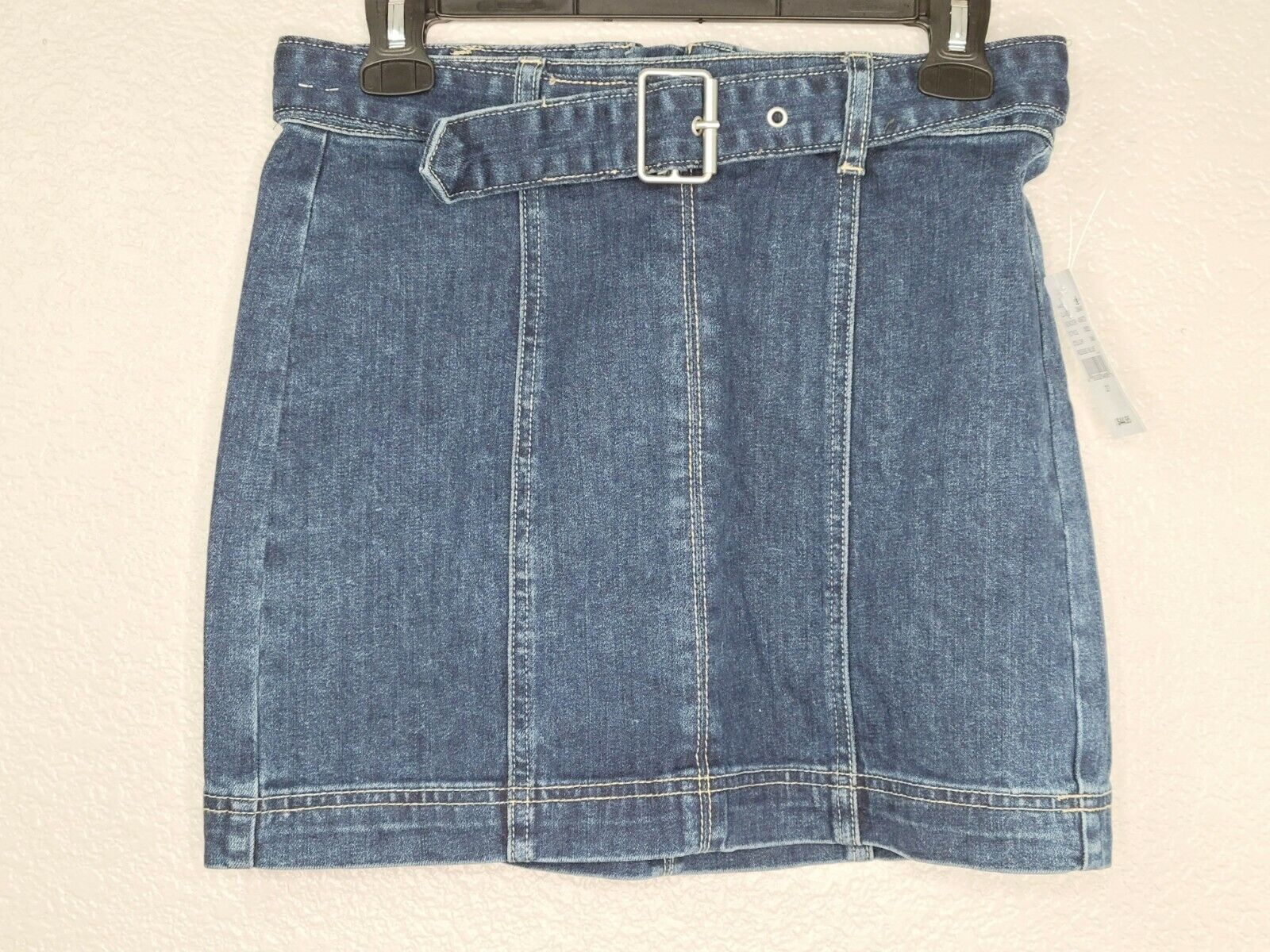 PacSun Los Angeles Women's Reese Dark Blue Jean Skirt with Belt Size 27