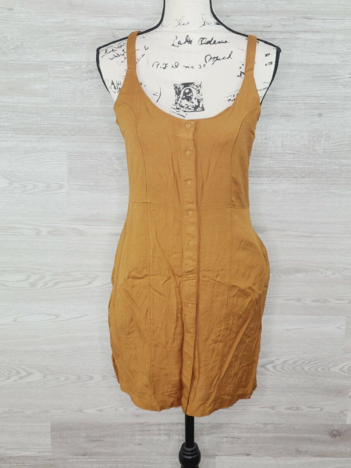 RVCA Pacsun Women's Rust Upper Dress Cathay Spice Size Small