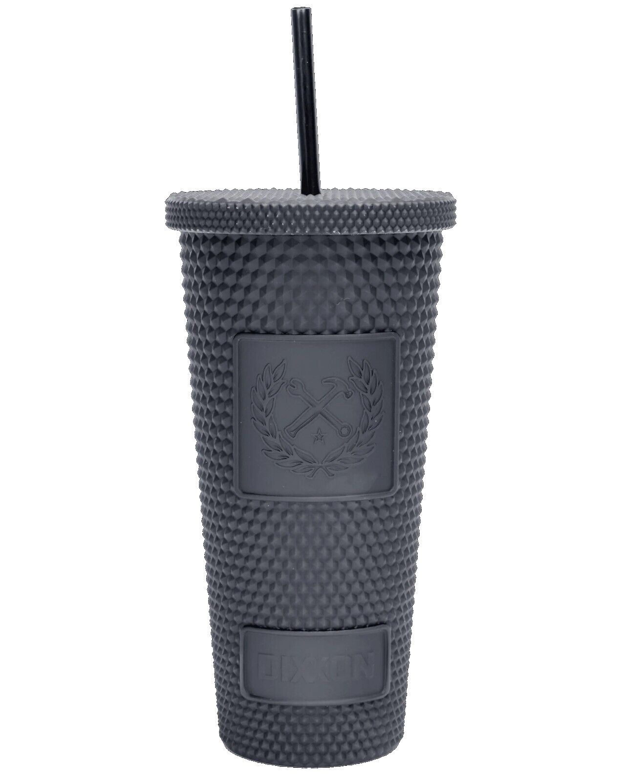 Dixxon Flannel Co. Matte Black Insulated Studded 20 oz Tumbler with Straw New