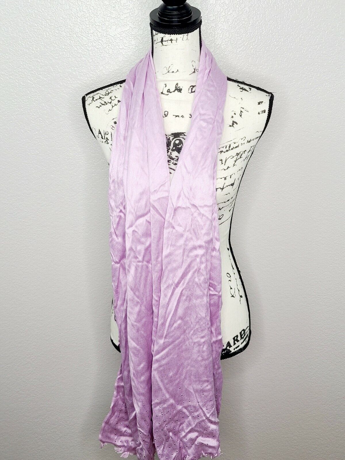 INC International Concepts Women's Gemstone Lavender Purple Wrap Scarf