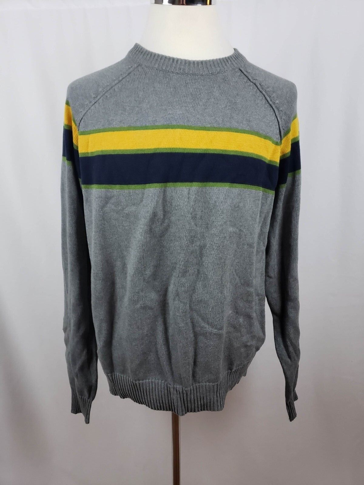 Arizona Jeans Co. Men's Long Sleeve Gray Heather Sweater Size Medium