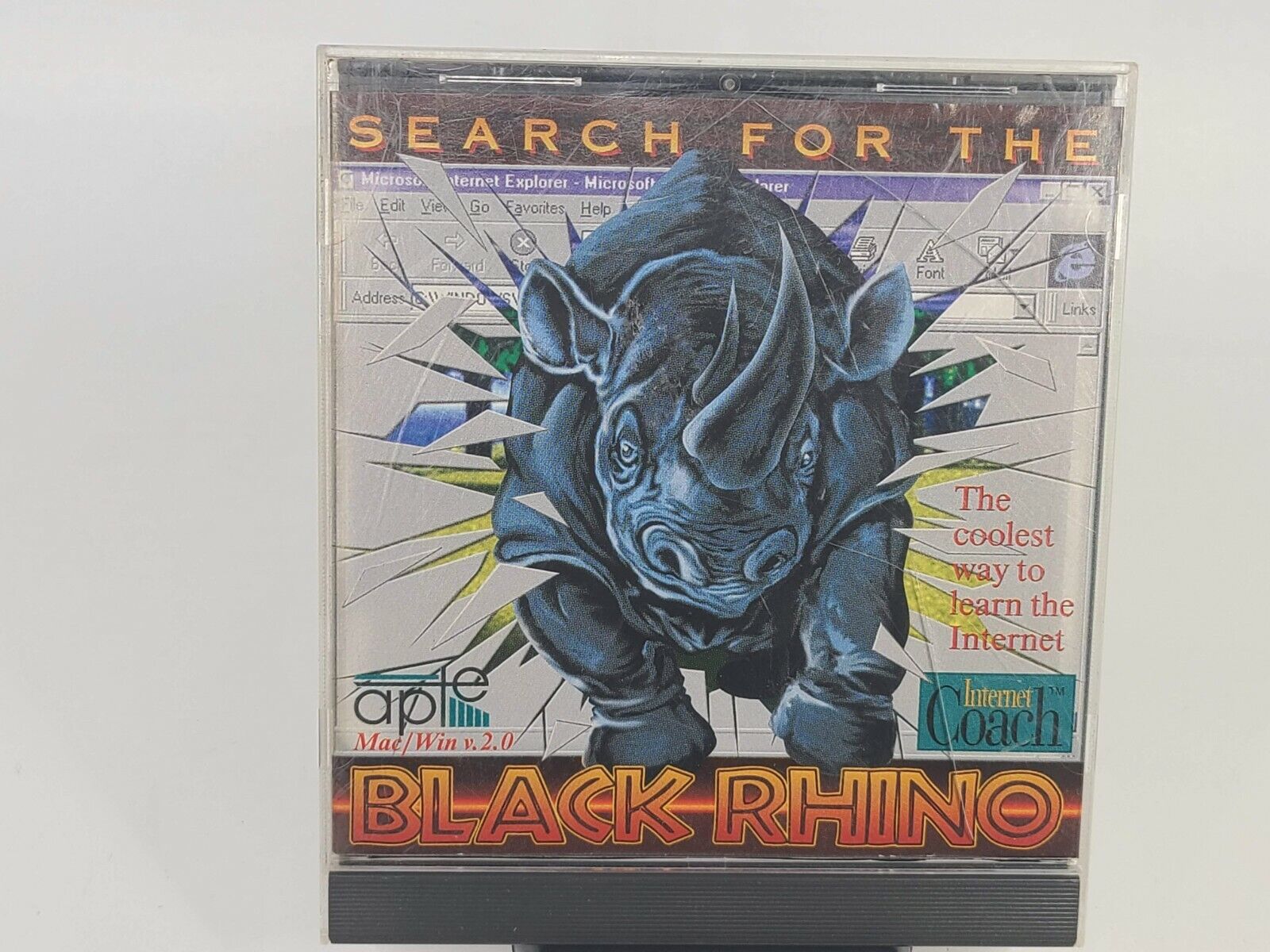 Search For The Black Rhino: The Internet Coach 1997 APTE MAC/WIN V. 2.0 - Pre-Owned