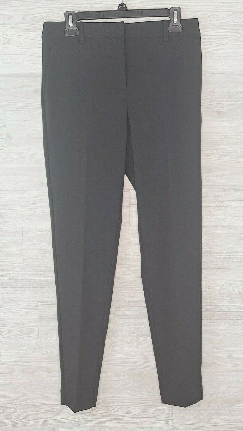 DKNY Women's Black Polyester Mid-Rise Business Suit Pants Size 4