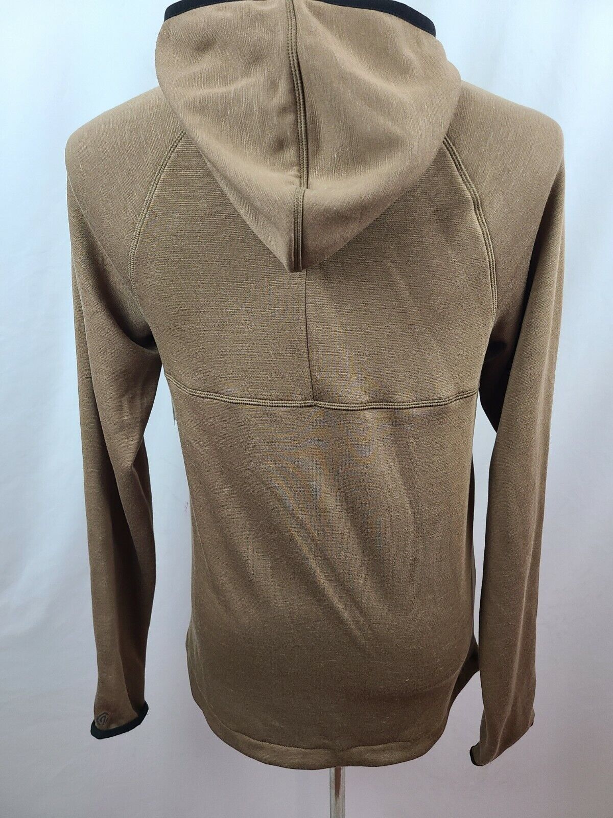 Champion C9 Men's Brown Long Sleeve Hooded Pullover Sweatshirt Size Small