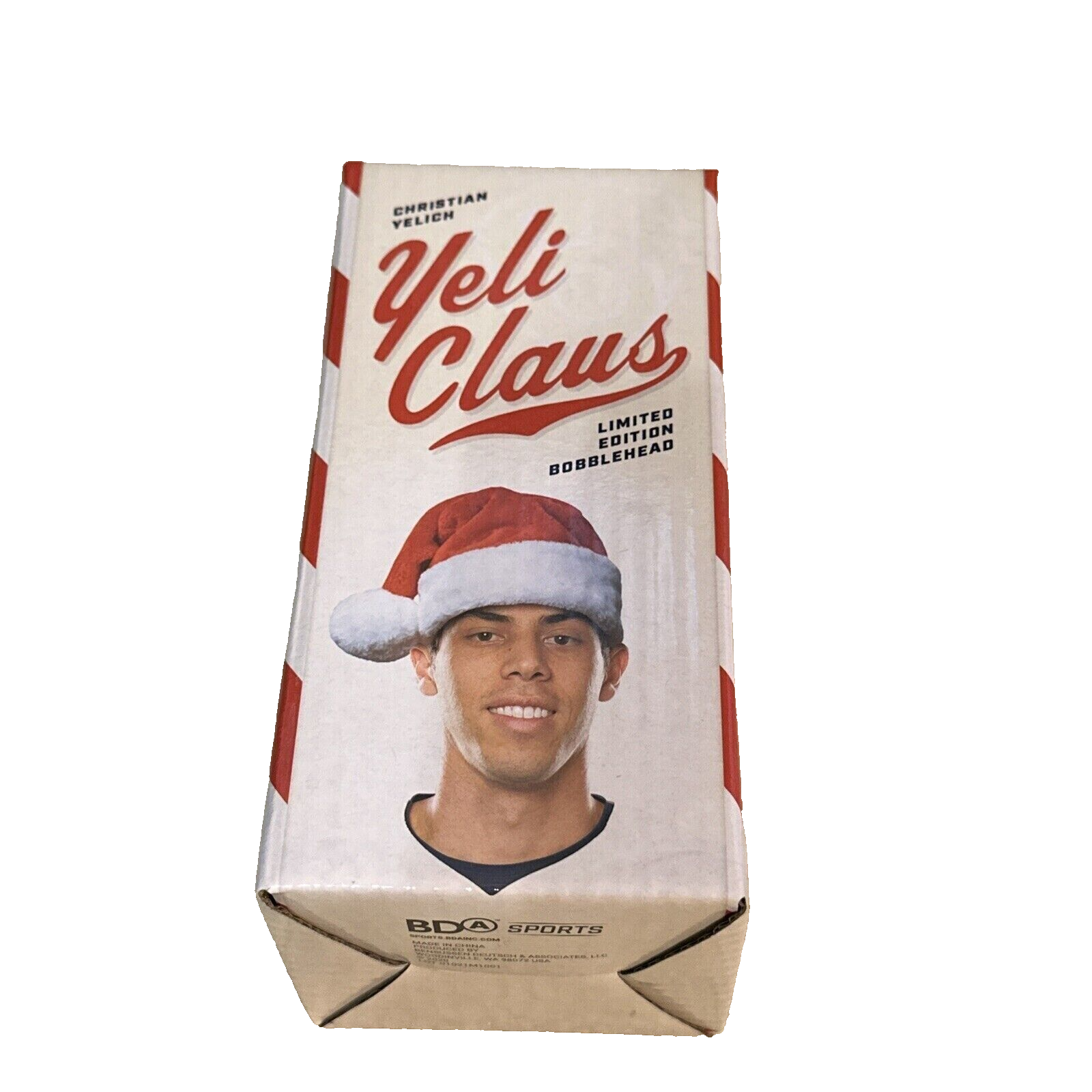 YELI CLAUS Christian Yelich #22 Milwaukee Brewers Limited Bobblehead 2020 New