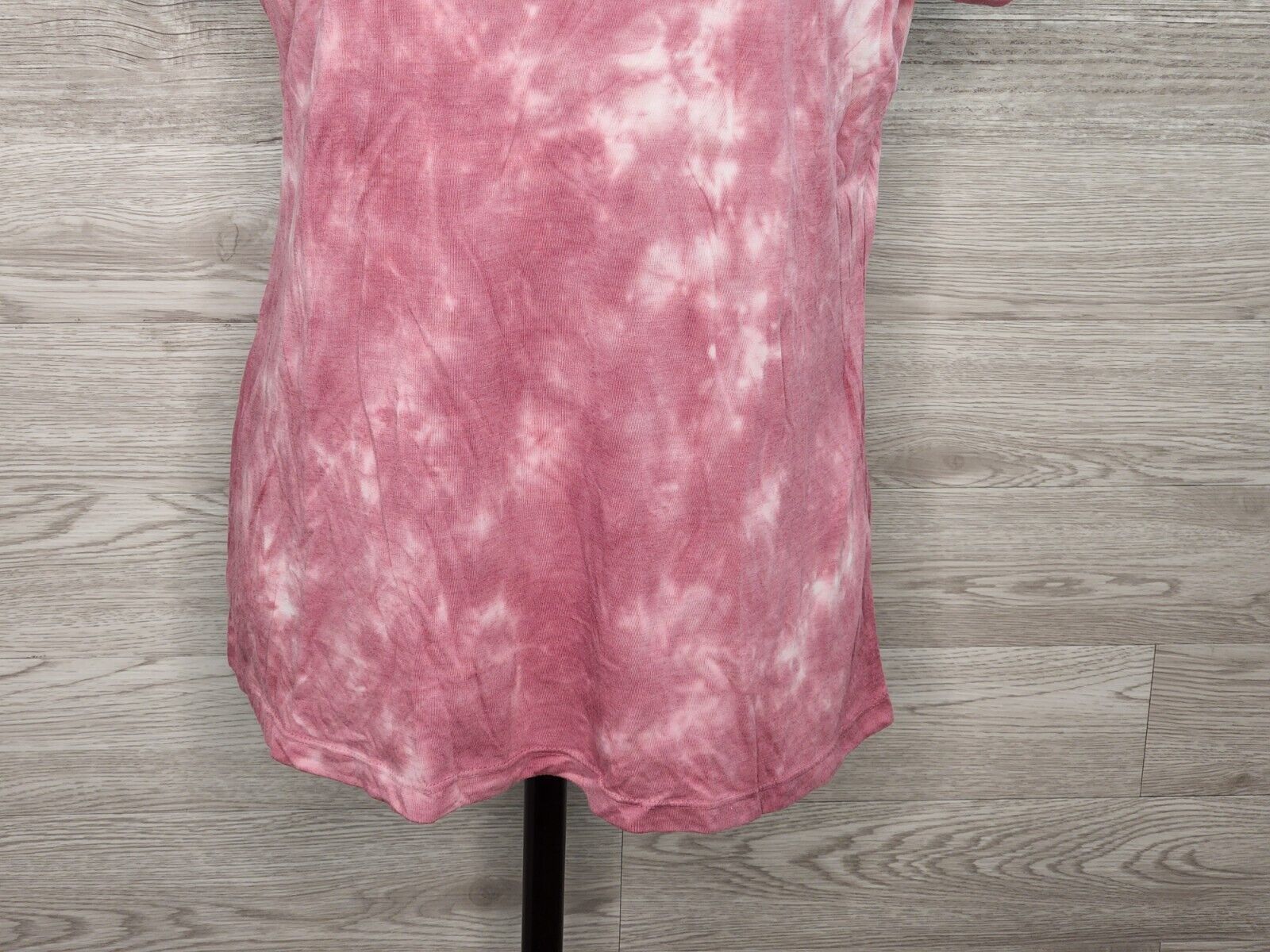 Member's Mark Women's Rose Luxe Tie Dye Soft Relaxed Fit Short Sleeve Tee Large