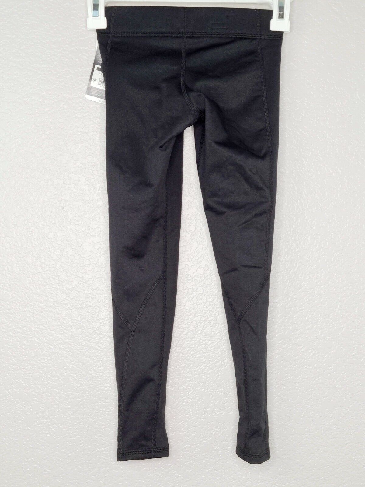 Champion C9 Duo Dry Warm Girls Black Brushed Back Side Pocket Leggings